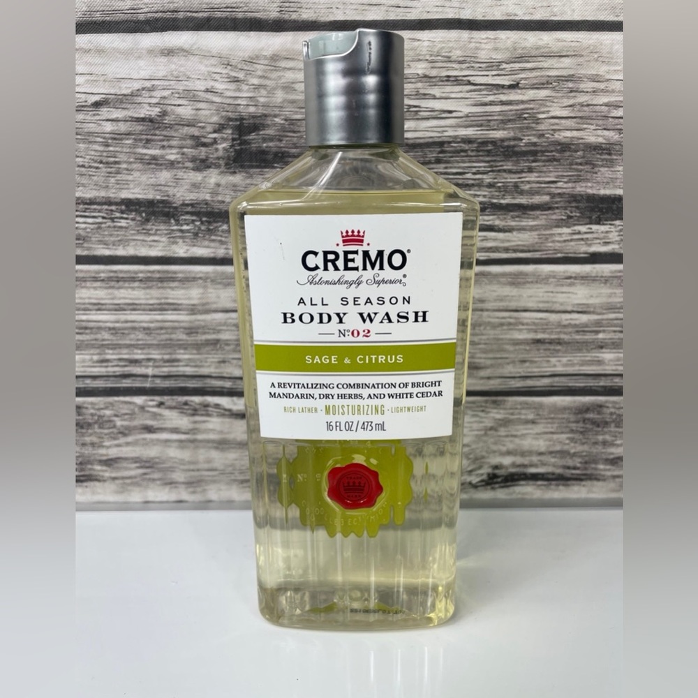Cremo Sage & Citrus Body Wash - 16 FL OZ